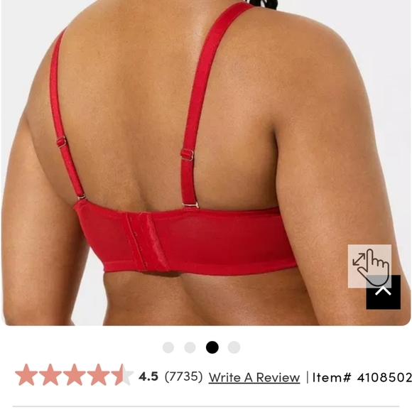 🍁🍂Like new Torrid 46ddd XO Plunge Push-Up Bra - Picture 5 of 5